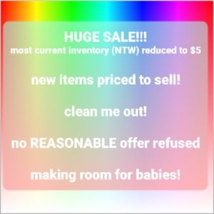 Closet cleanout to make room for twins!